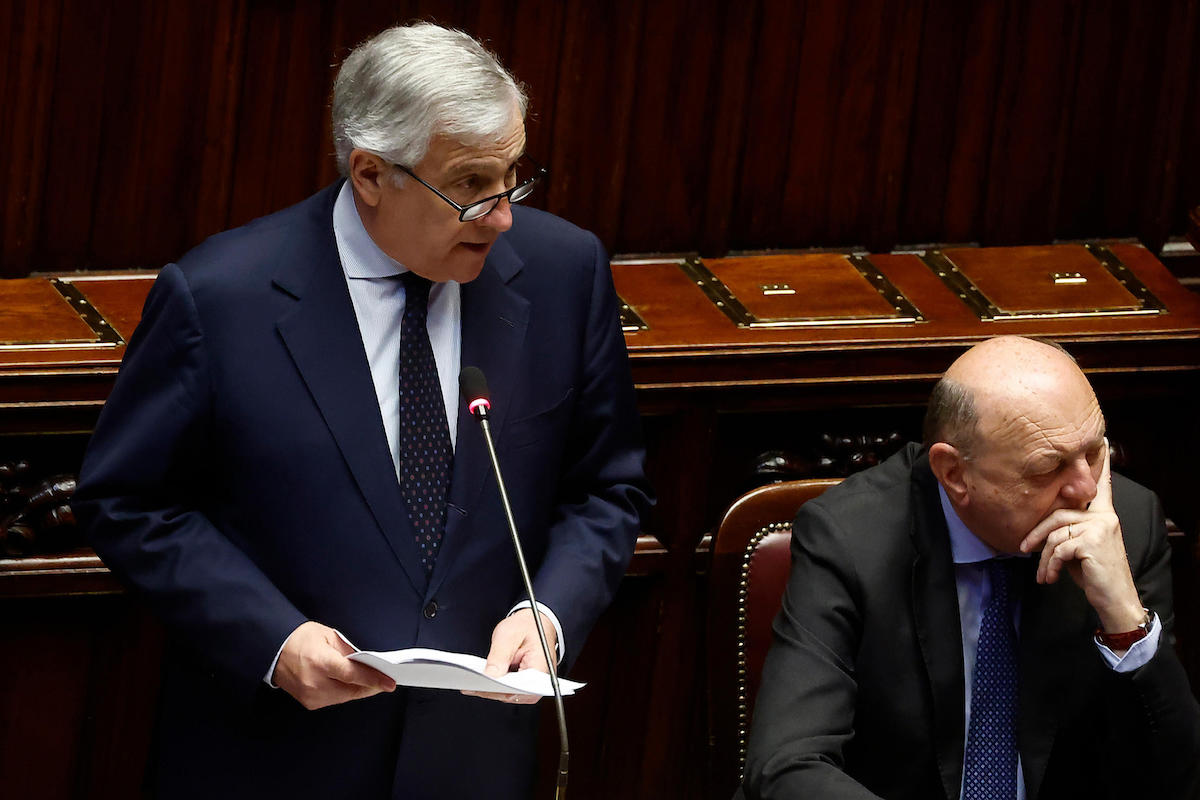 Il vicepremier e ministro degli Esteri, Antonio Tajani