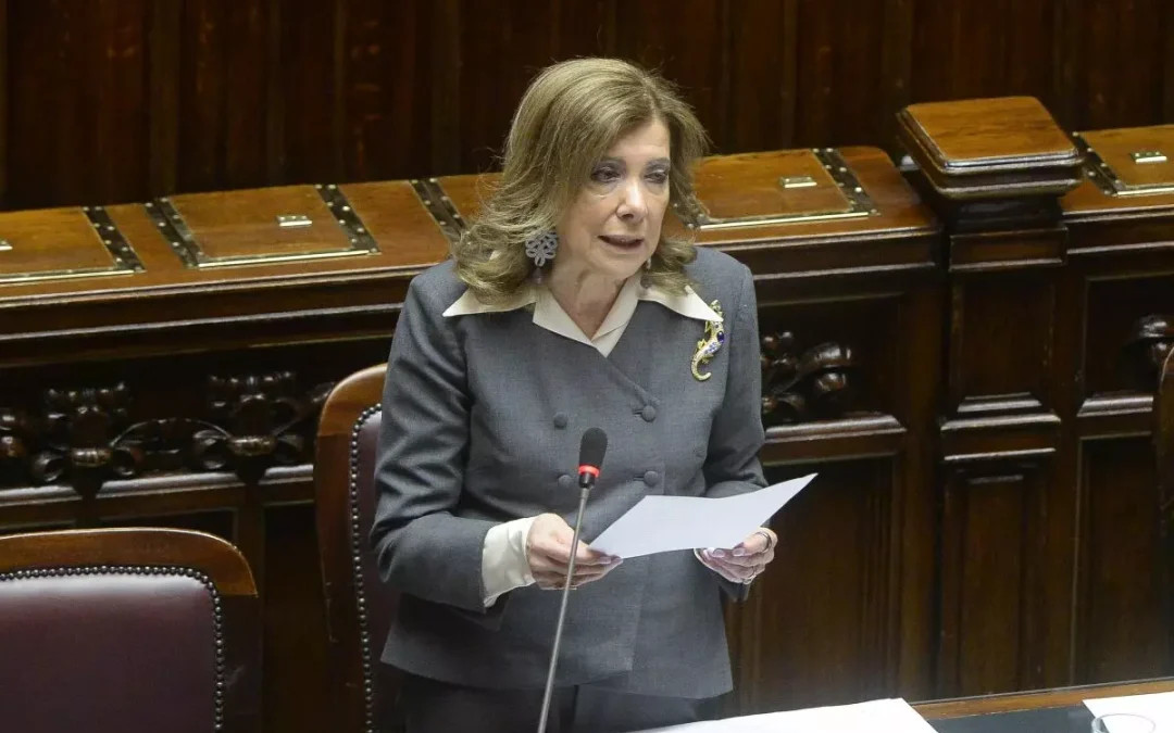 La ministra per le Riforme istituzionali e la Semplificazione normativa, Maria Elisabetta Alberti Casellati, al Question Time alla Camera