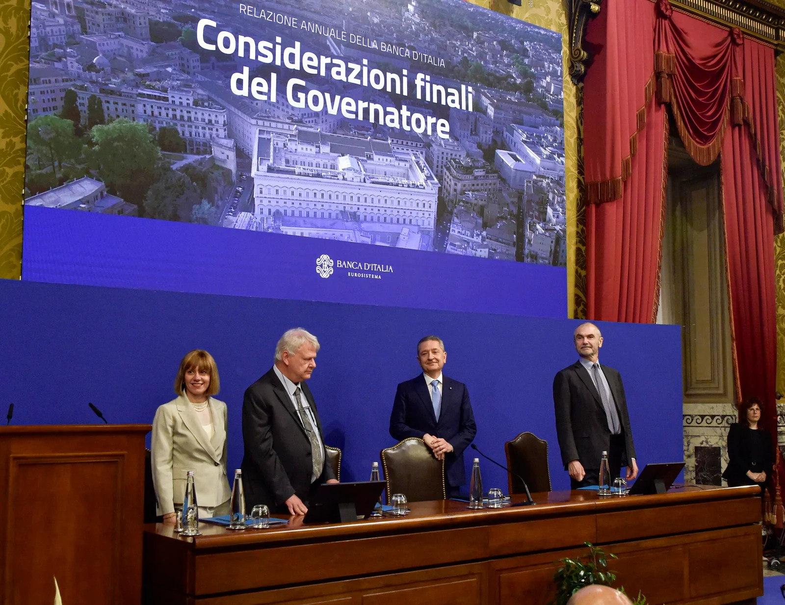 Il governatore della Banca d'Italia, Fabio Panetta, nel corso delle considerazioni finali