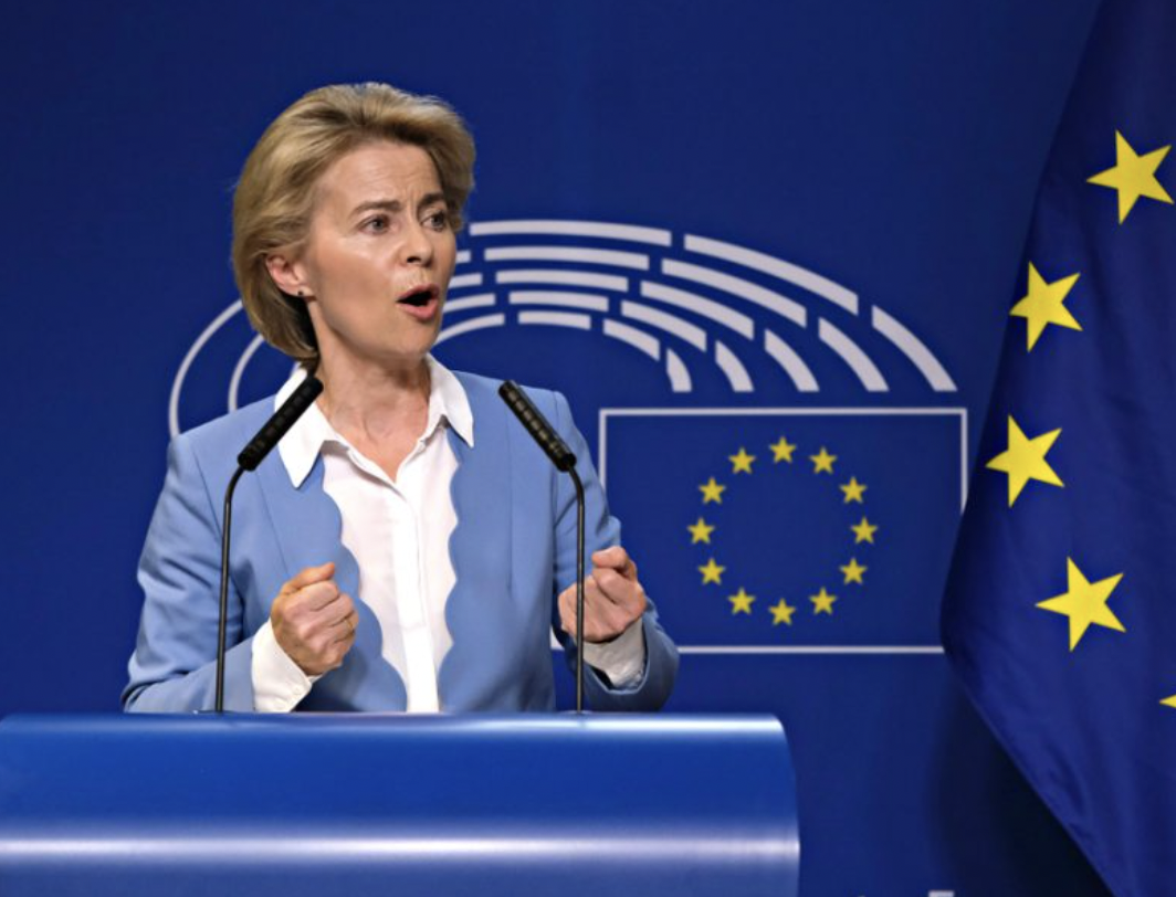 La presidente della Commissione Ue, Ursula von der Leyen