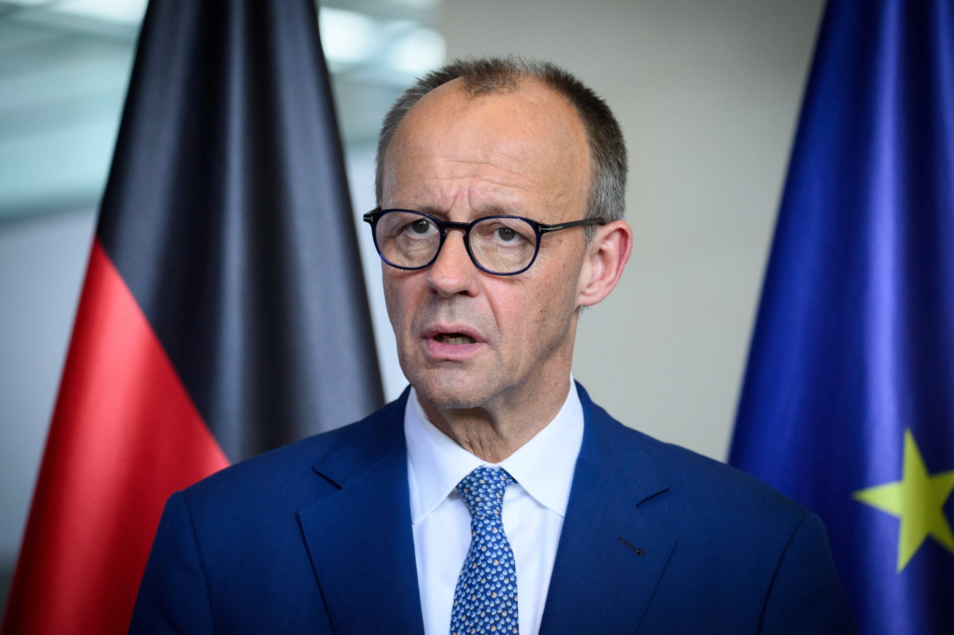 Il cancelliere tedesco, Friedrich Merz