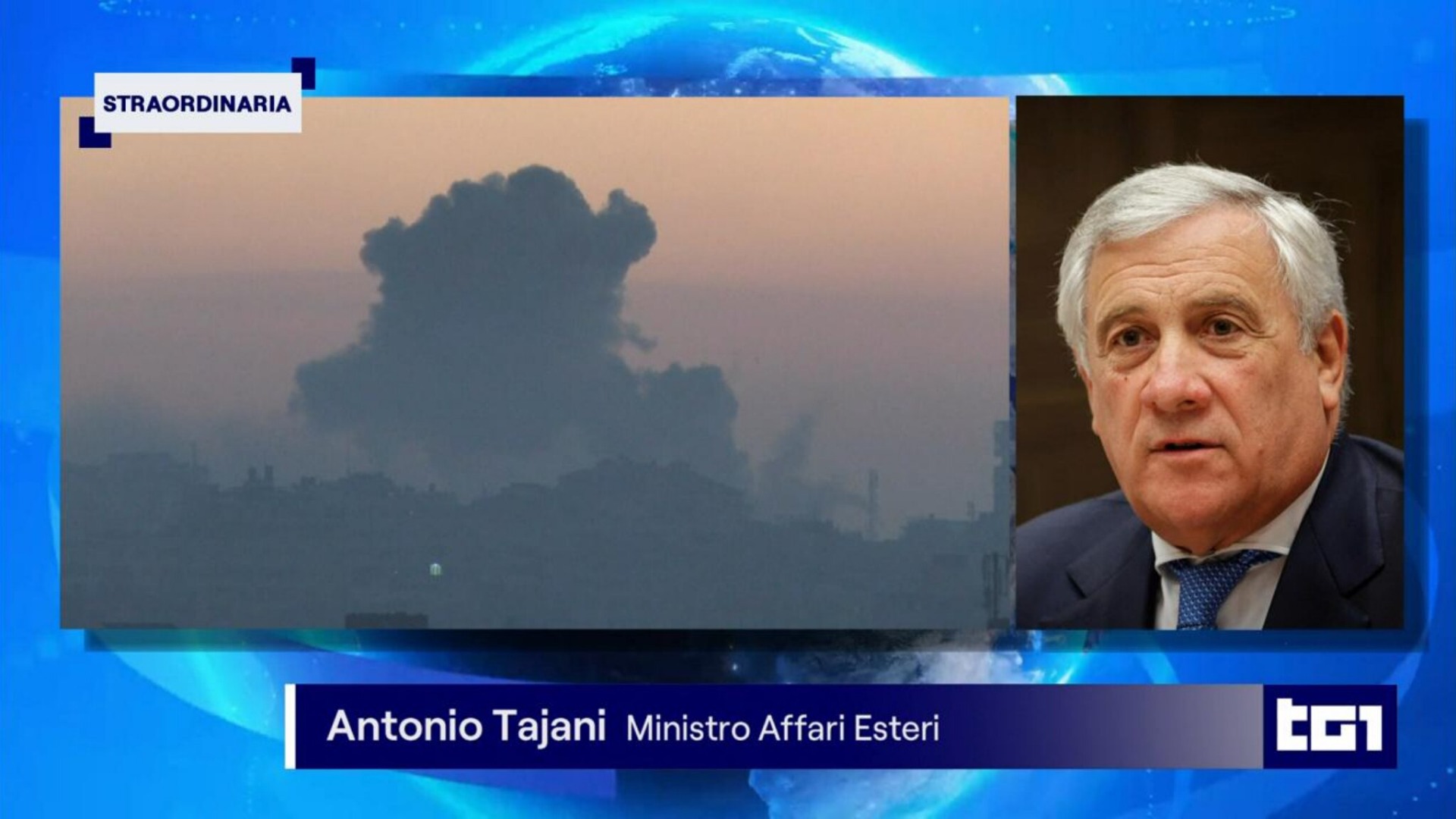 Il ministro degli Esteri, Antonio Tajani