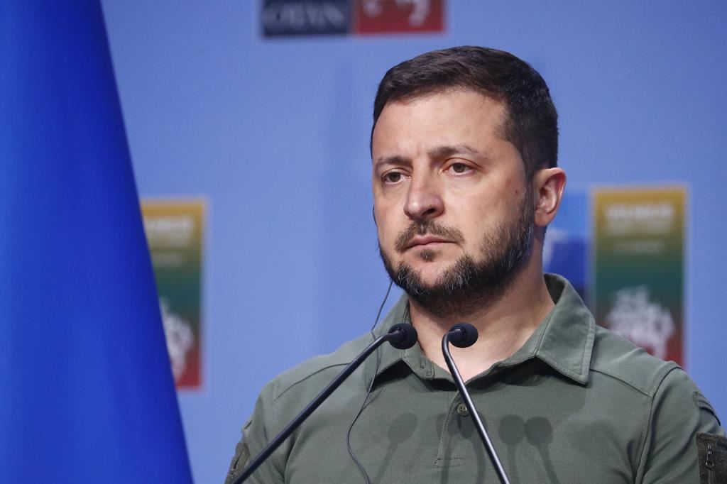 II presidente ucraino, Volodymr Zelensky