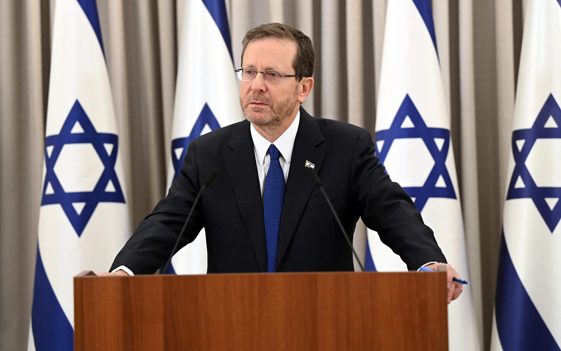 Il presidente di Israele, Isaac Herzog