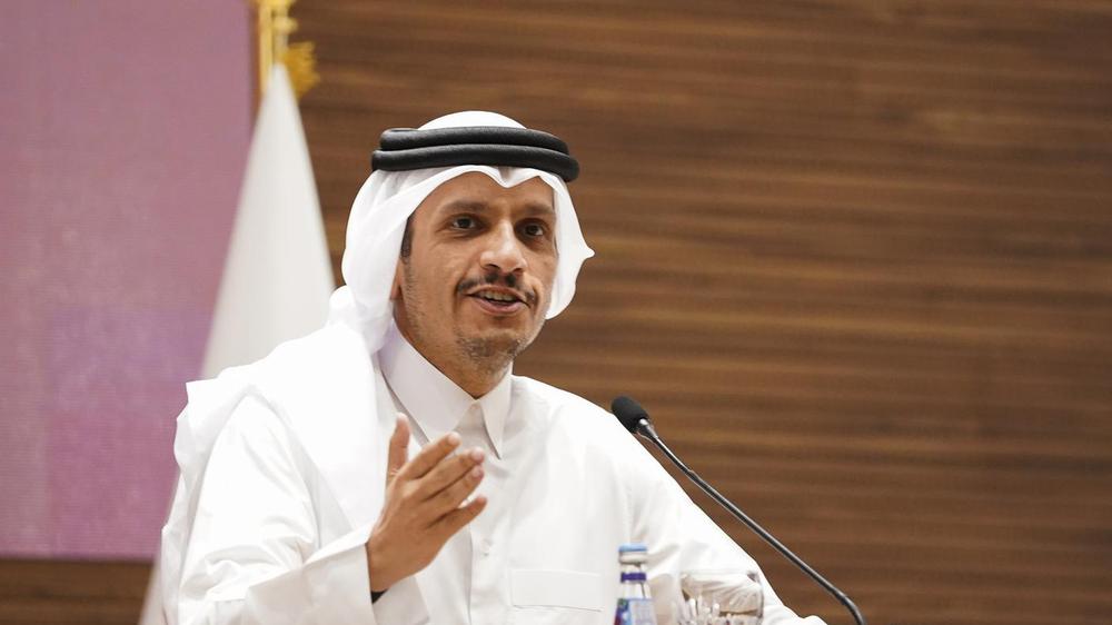 Il premier e ministro degli Esteri del Qatar, Mohammad bin Abdulrahman al-Thani