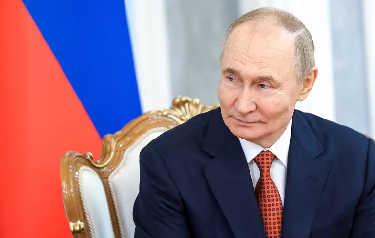 Il presidente russo, Vladimir Putin, a Minsk