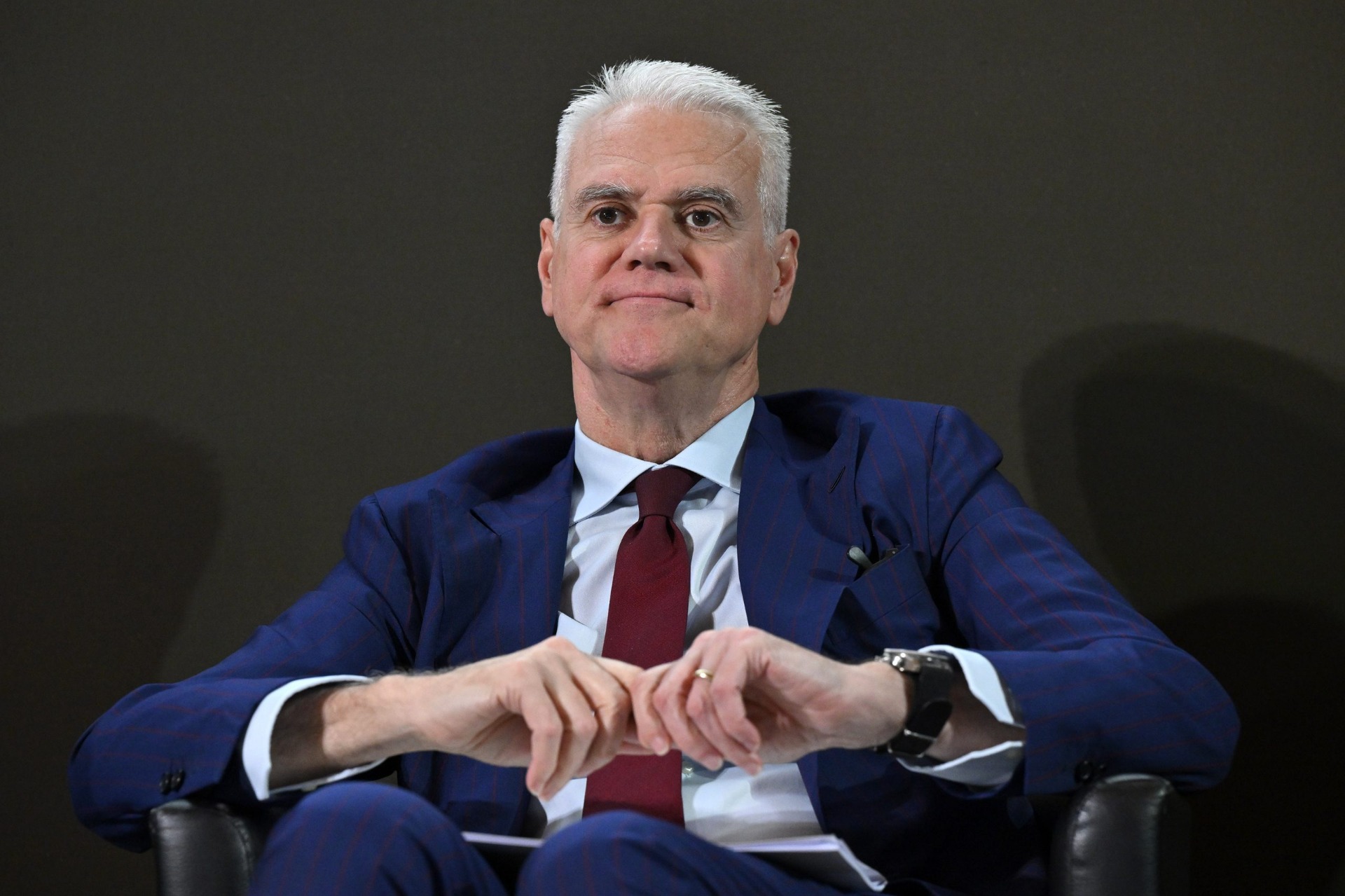 Il ministro per la Pubblica amministrazione, Paolo Zangrillo, durante l'audizione in Commissione parlamentare per la semplificazione, che si è svolta questa mattina a Palazzo San Macuto