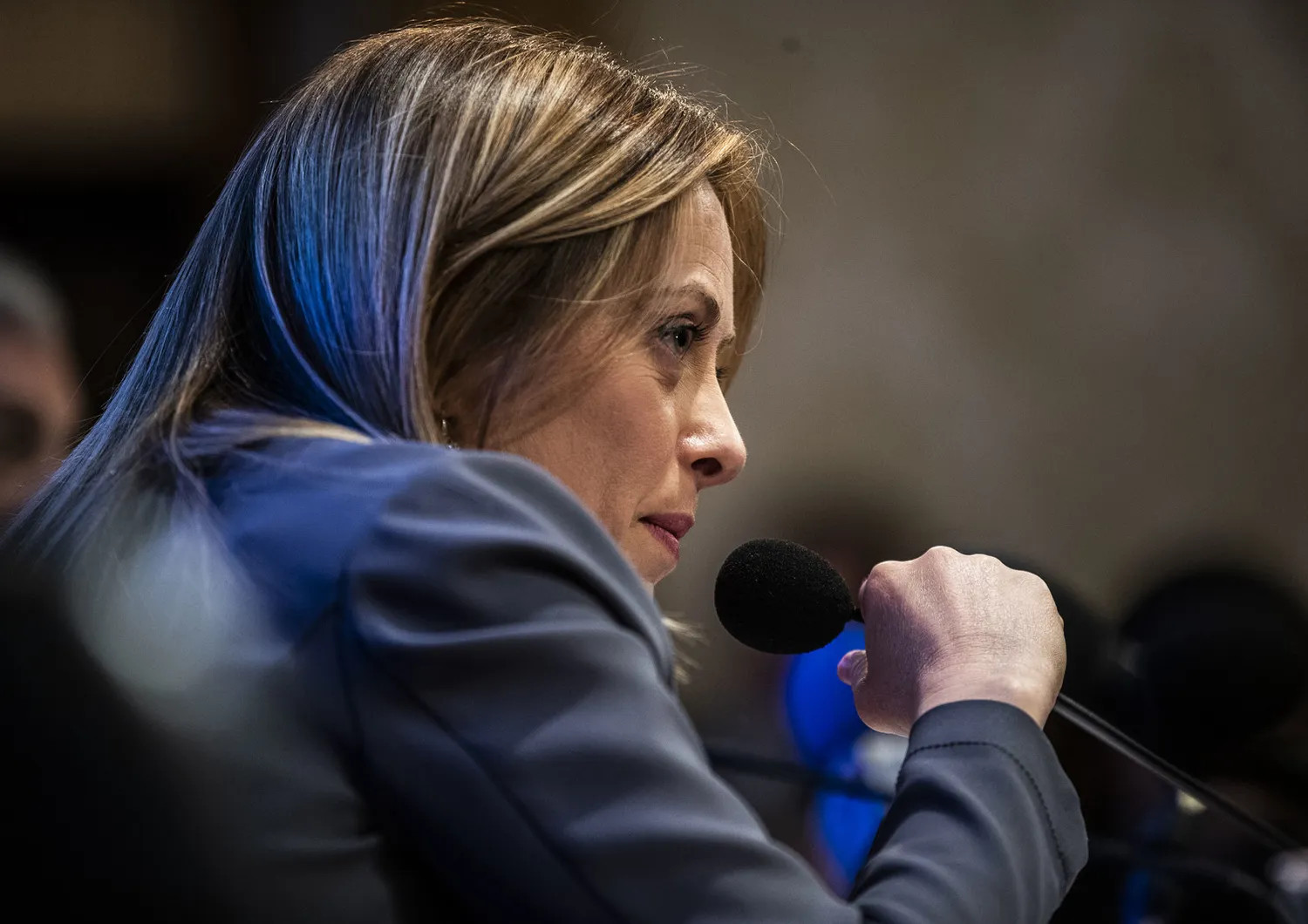 La presidente del Consiglio, Giorgia Meloni, in un videomessaggio alla presentazione della Relazione Annuale dell'Inail